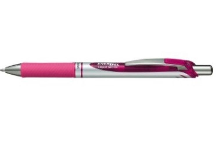Pentel Energel RTX Gel Pen 0.7mm Med- Pink