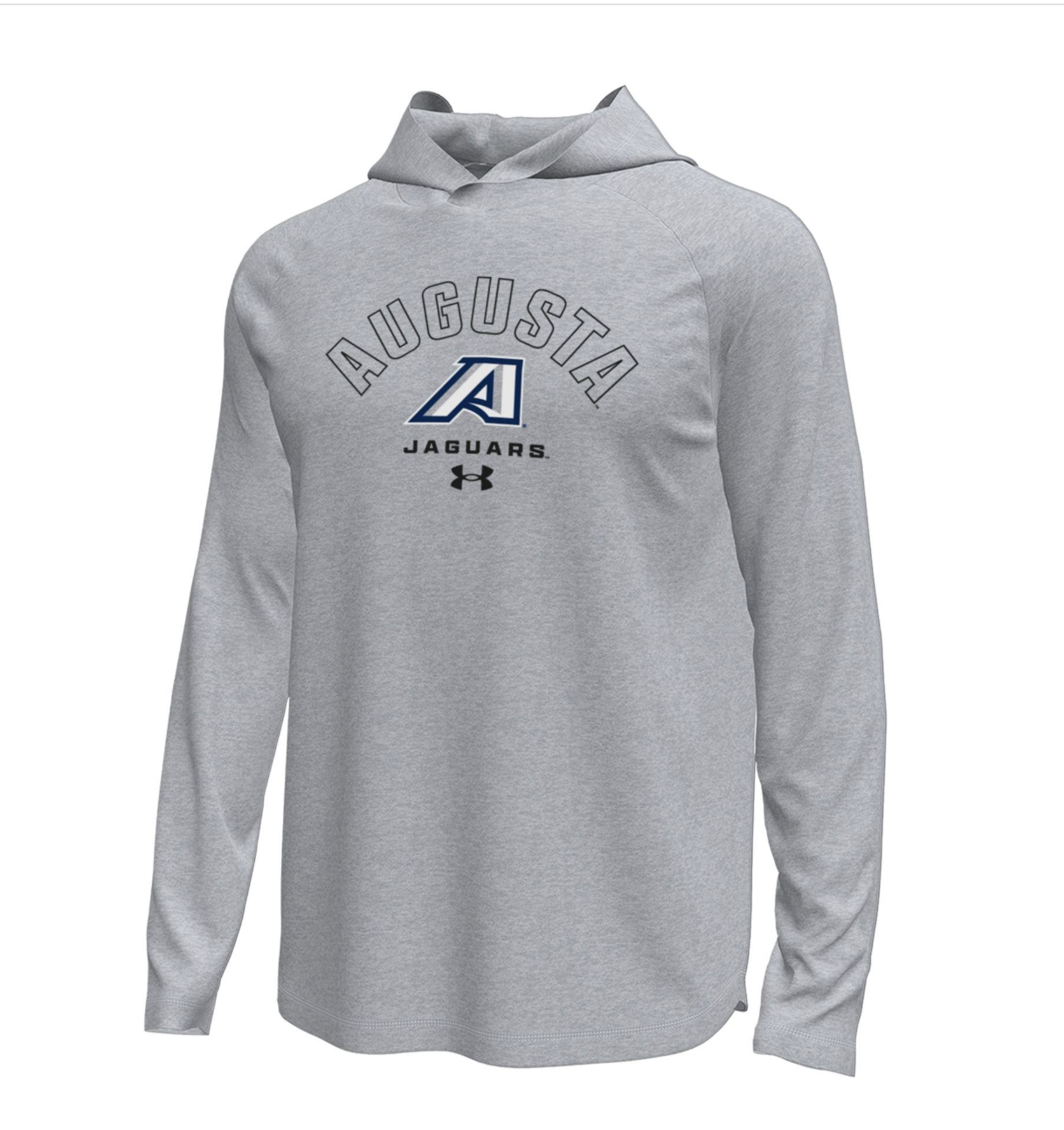 Augusta Logo Tech Stretch Long Sleeve Hooded Shirt