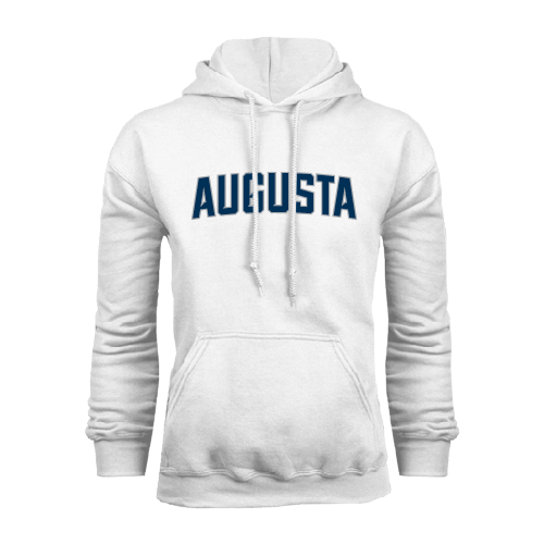 Augusta Jaguars White Fleece Hoodie- Augusta