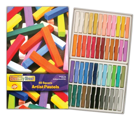 Creativity Street Square Artist Pastels 48-Color Set