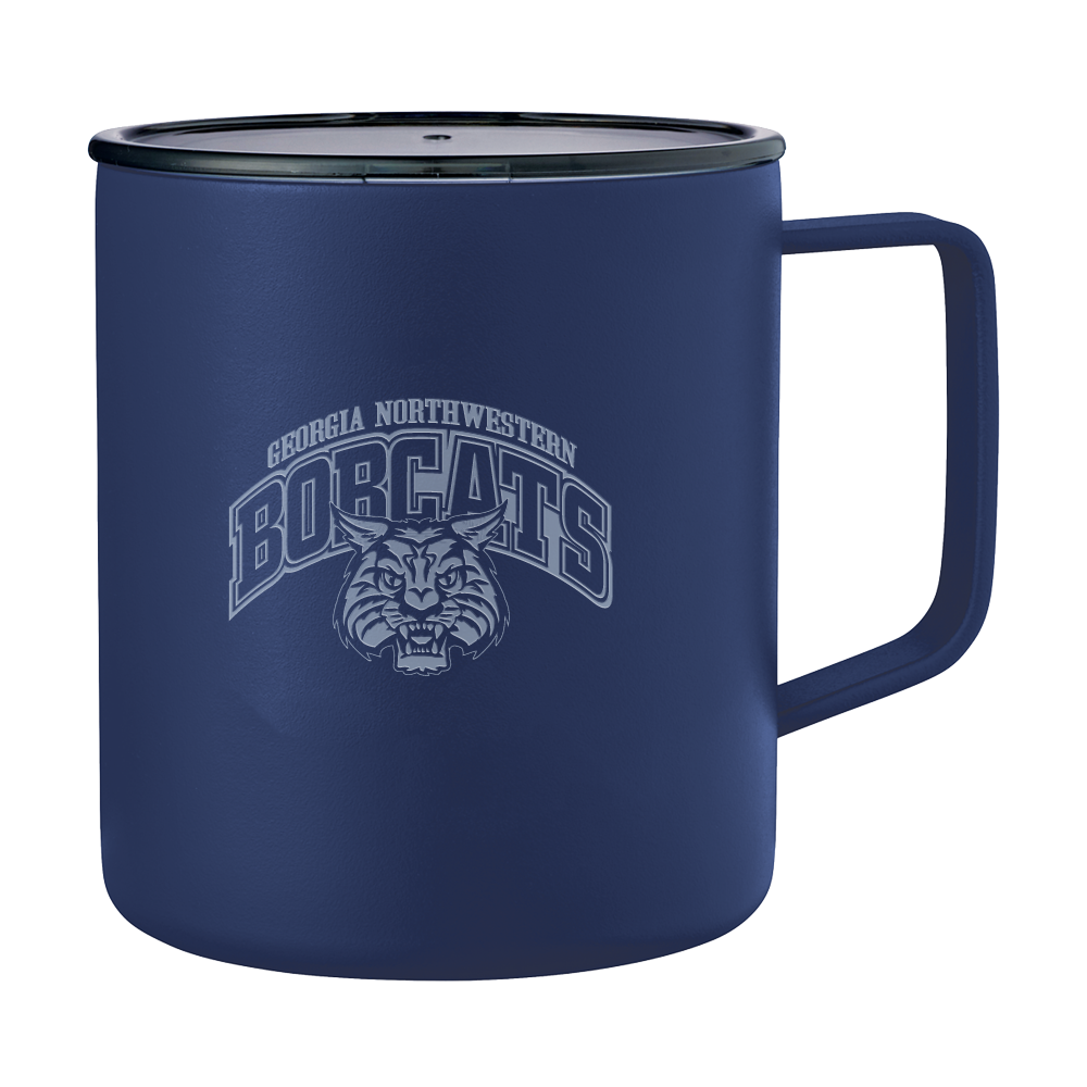 GNTC Rover Camp Vacuum Insulated Navy Mug 14oz GNTC Arched Engraved