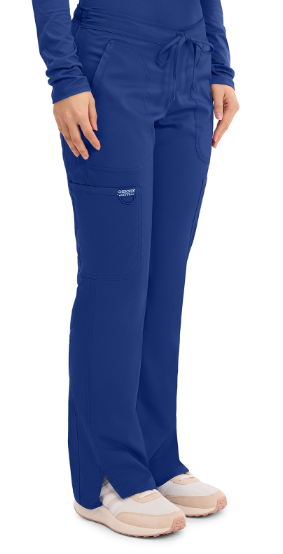Mid Rise Moderate Flare Drawstring Pant