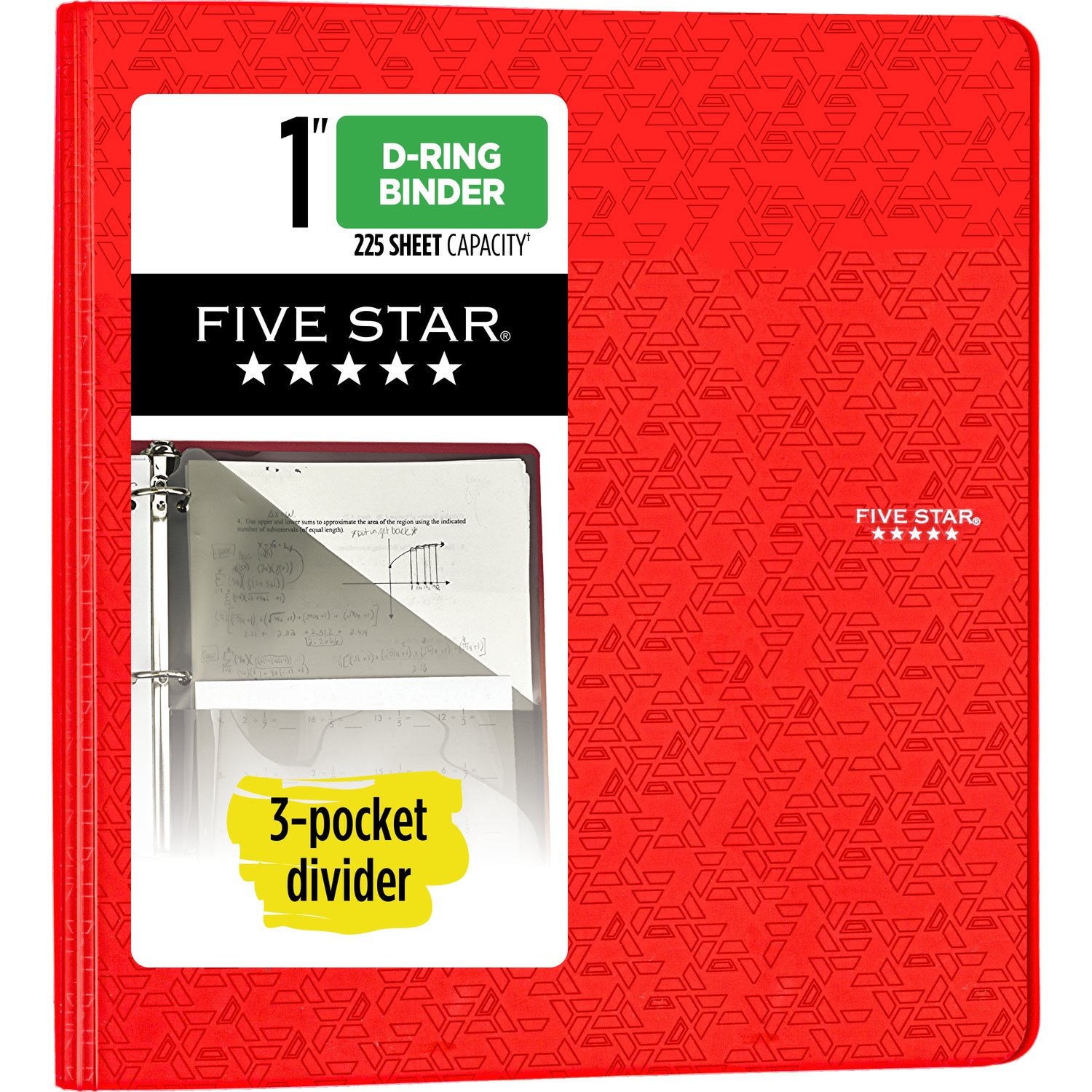 Five Star 1" Plastic Binder- Assorted Colors