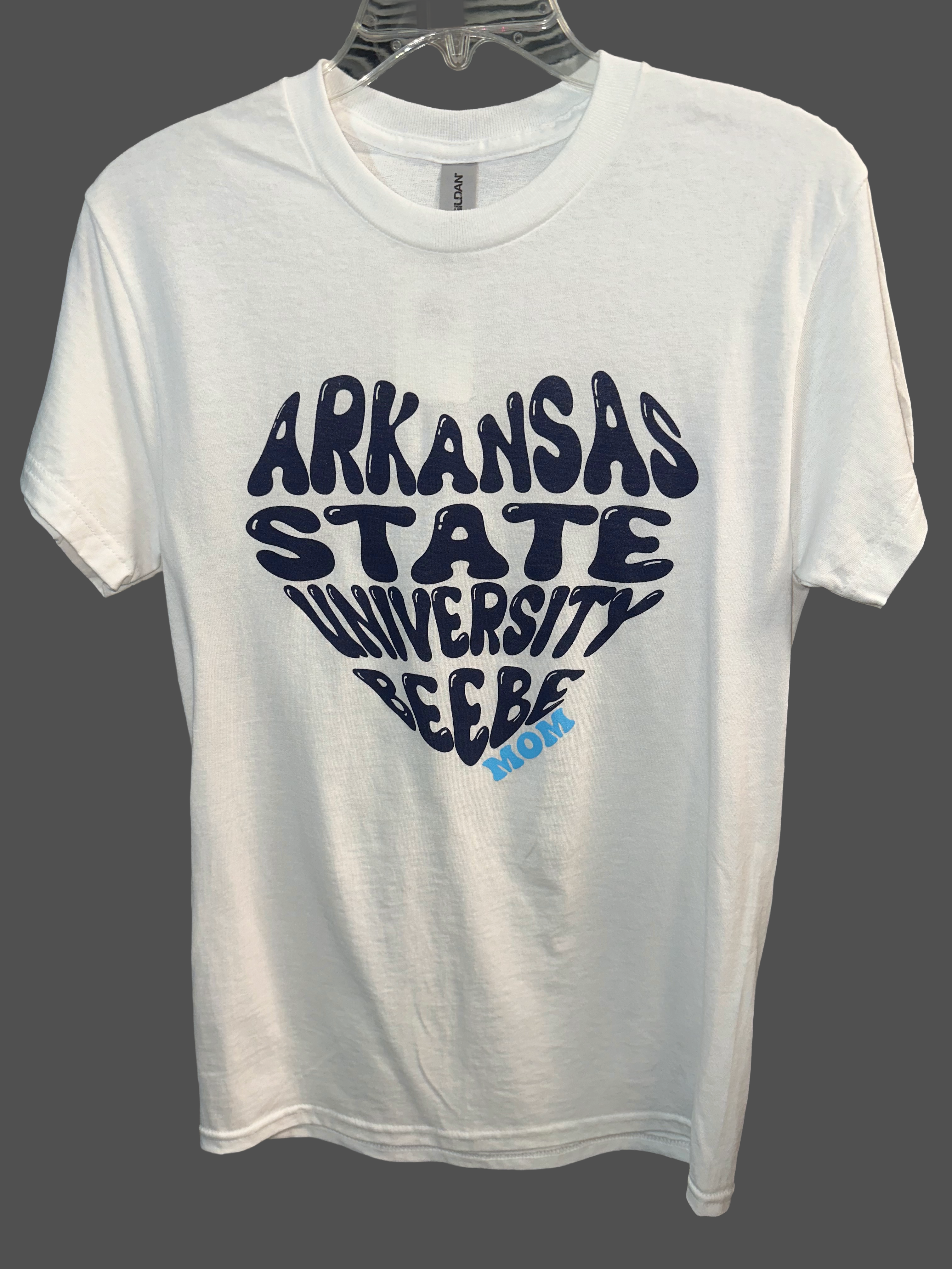 ASU-Beebe Mom Heart Short Sleeve T-Shirt