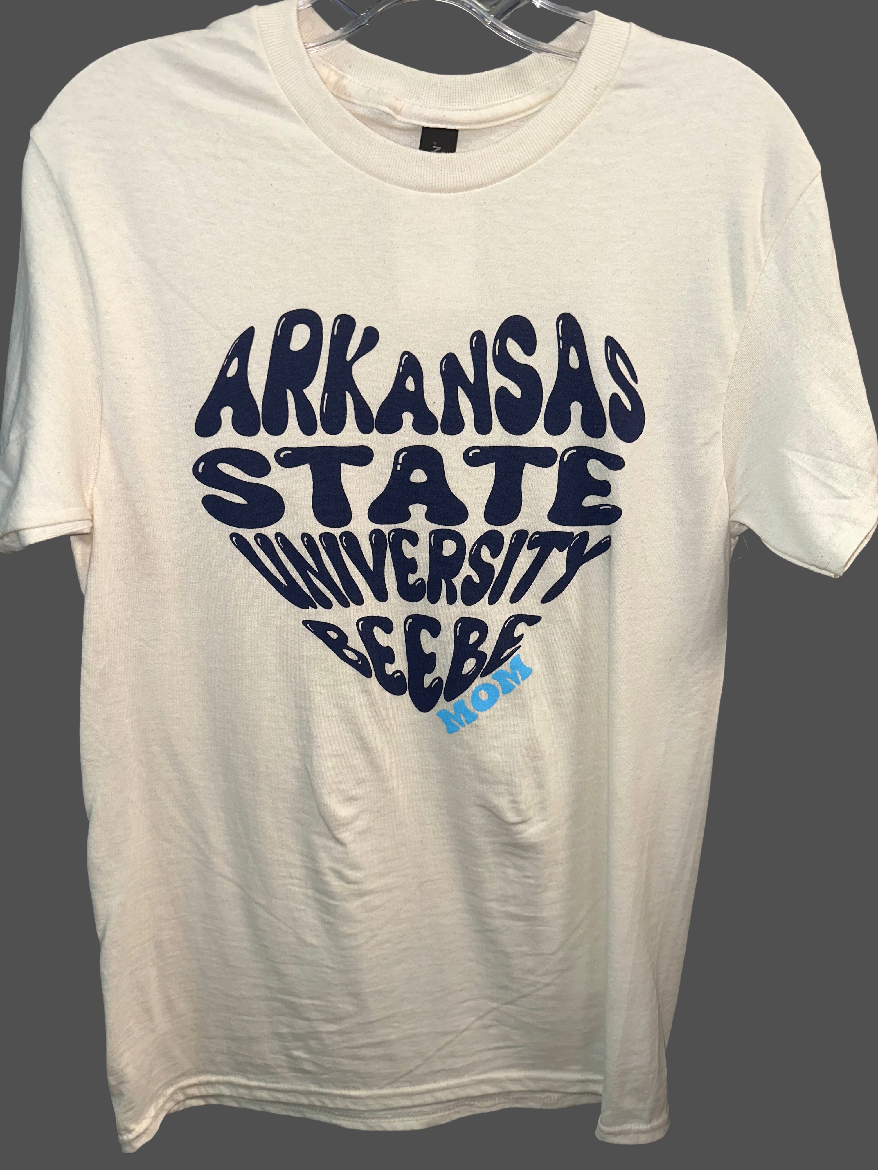 ASU-Beebe Mom Heart Short Sleeve T-Shirt