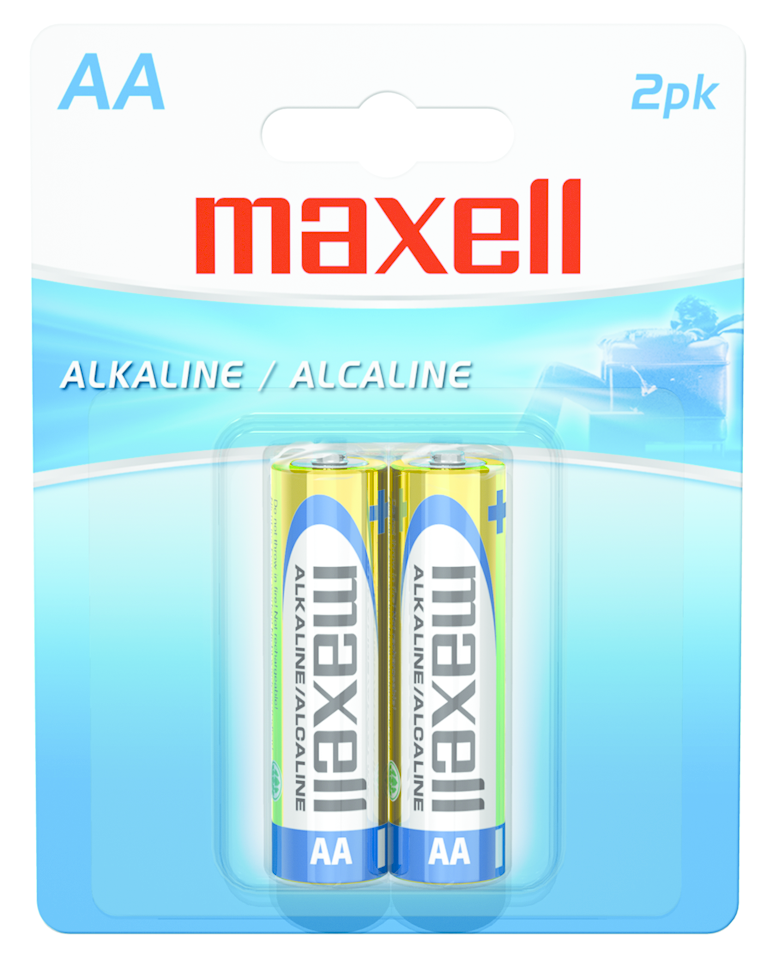 Maxell AA Batteries 2-pack