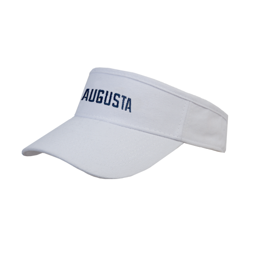 Augusta Jaguars White Brushed Bull Denim Visor- Augusta