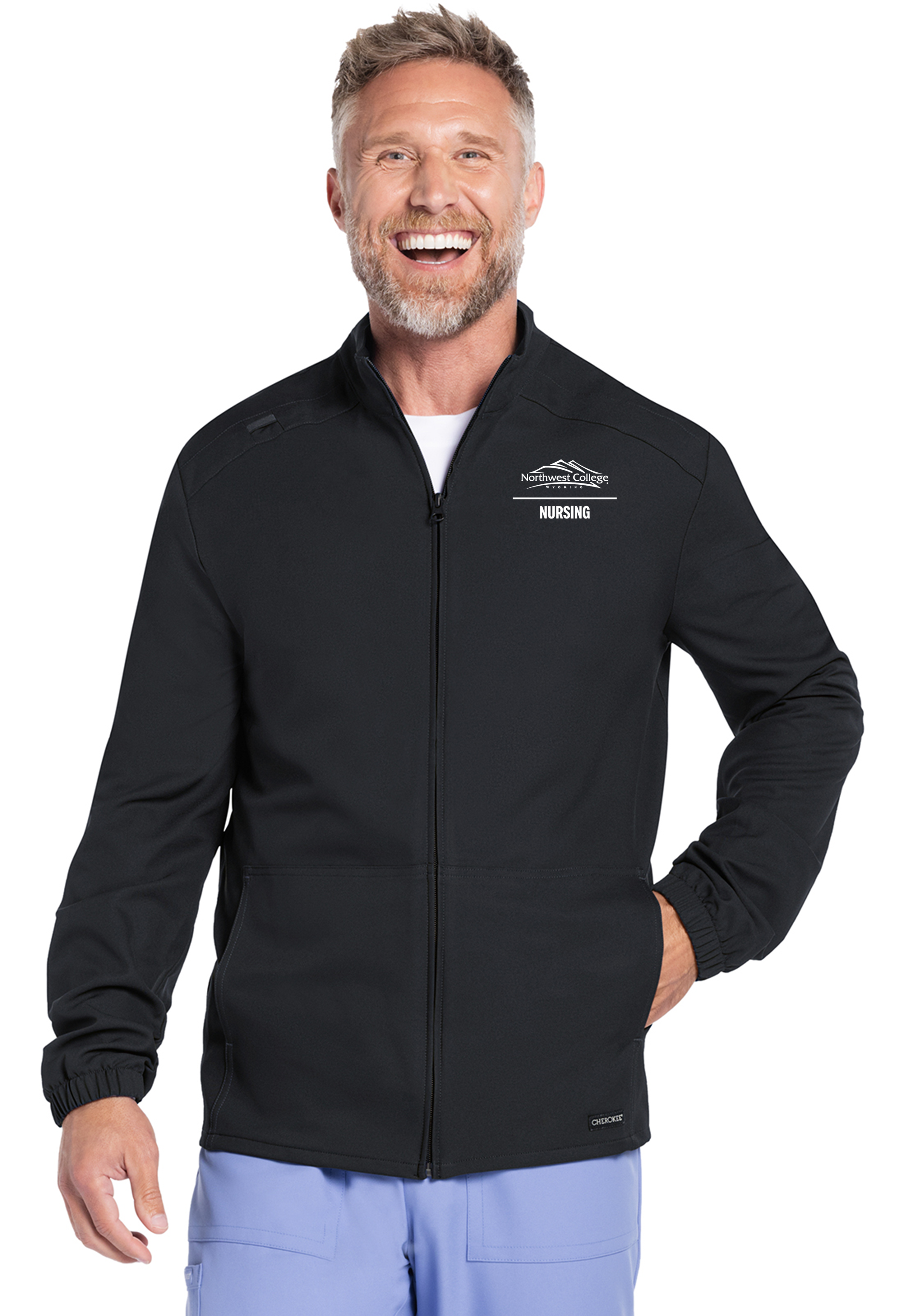 NWC Nursing - Men's Zip Front Jacket - Ultra