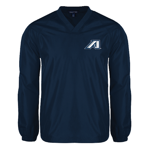 Augusta Jaguars Navy V Neck Raglan Windshirt- Victory A