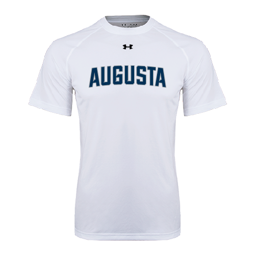 Augusta Jaguars Under Armour White Tech Tee- Augusta