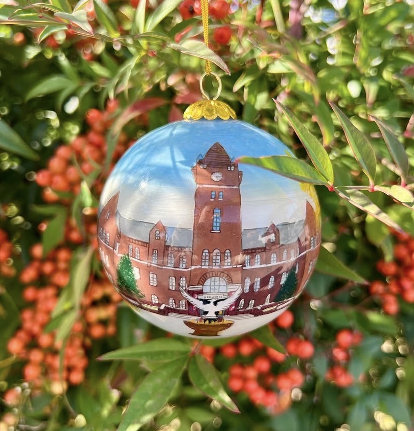 Cumberland University Hand Painted Ornament