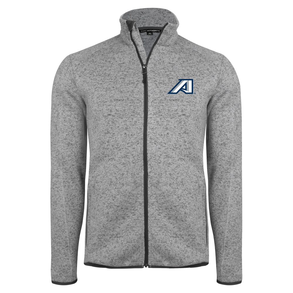 Augusta Jaguars Grey Heather Sweater Fleece Jacket- Victory A