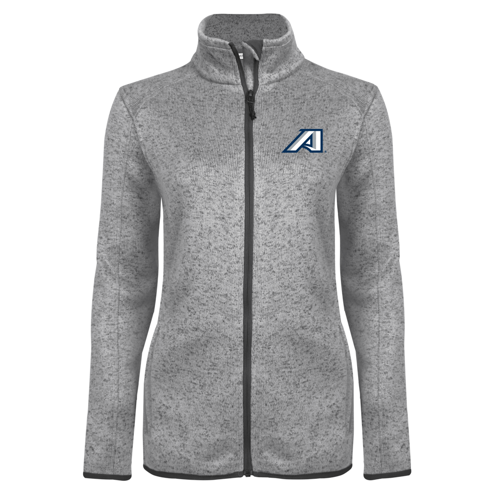 Augusta Jaguars Women's Grey Heather Fleece Jacket- Victory A