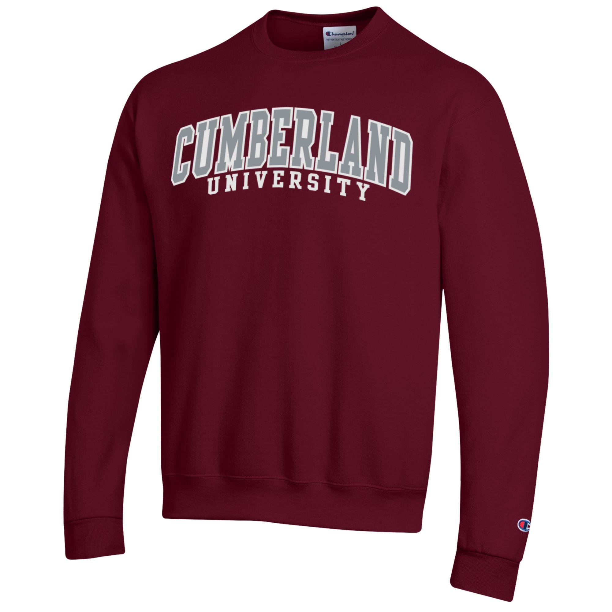 Cumberland University Arched Powerblend Fleece Crew Sweatshirt
