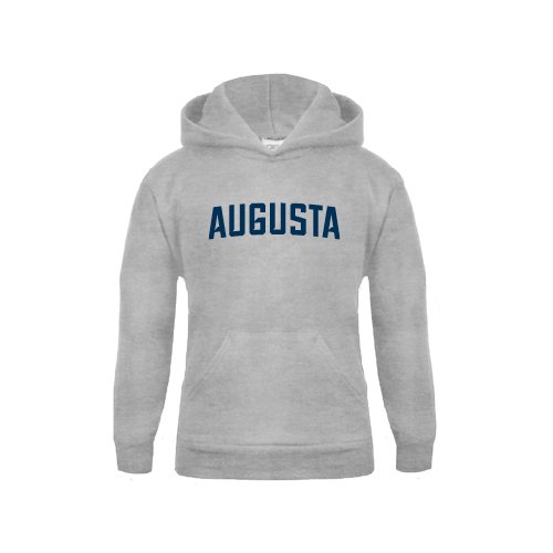 Augusta Jaguars Youth Grey Fleece Hood- Augusta