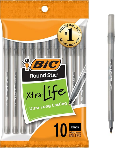 BIC Black Pens 10 CT