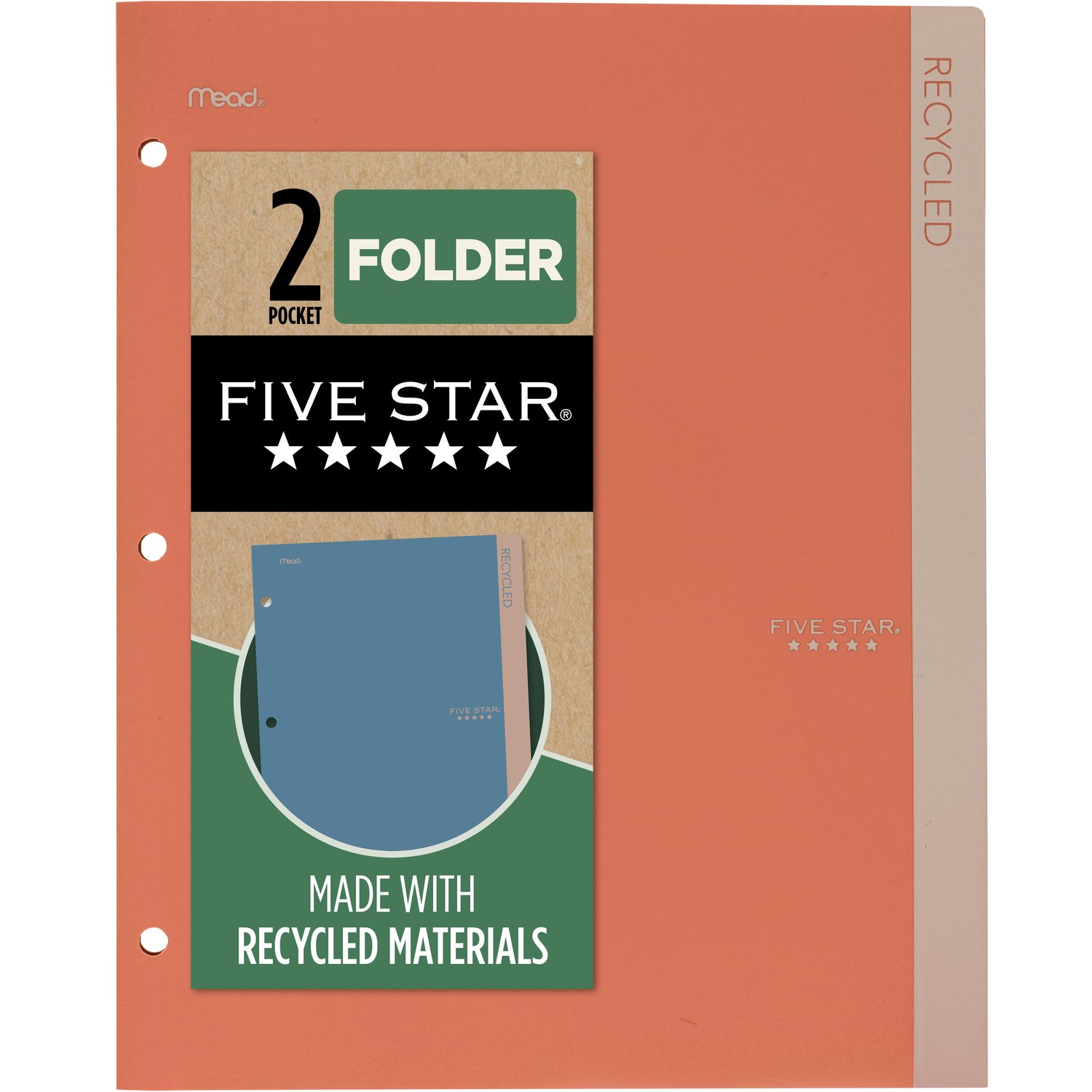 Five Star Recycled Pocket Folder