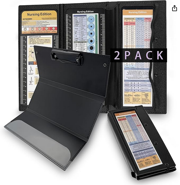 2Pack Foldable Nursing Clipboard