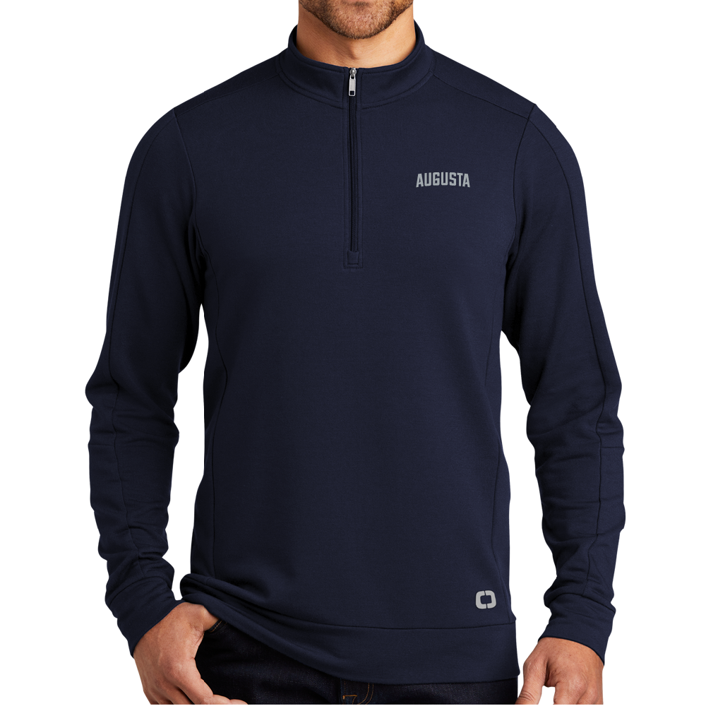 Augusta Jaguars OGIO Navy Luuma 1/2 Zip Fleece- Augusta