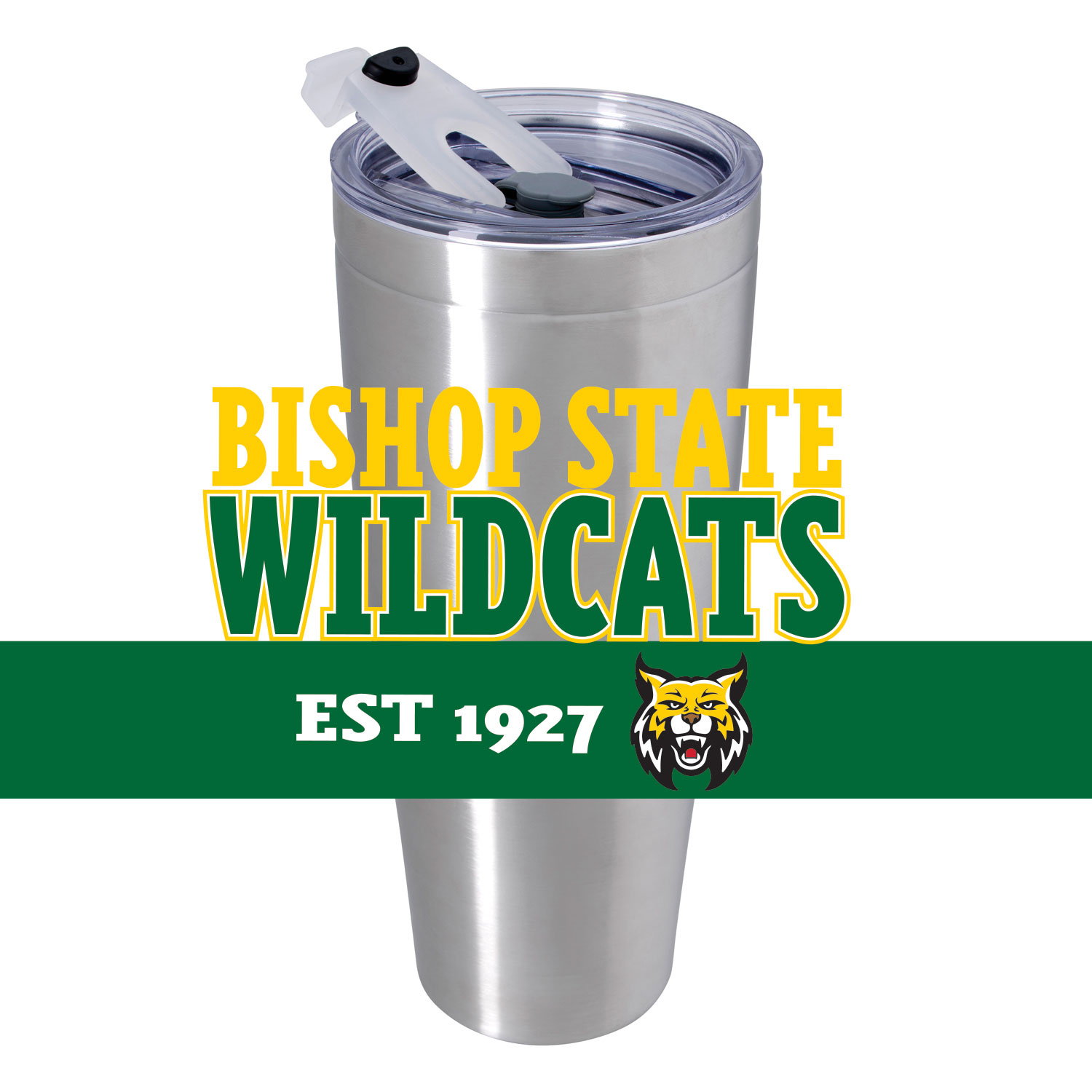Wildcats Full-Wrap Stainless Steel Tumbler
