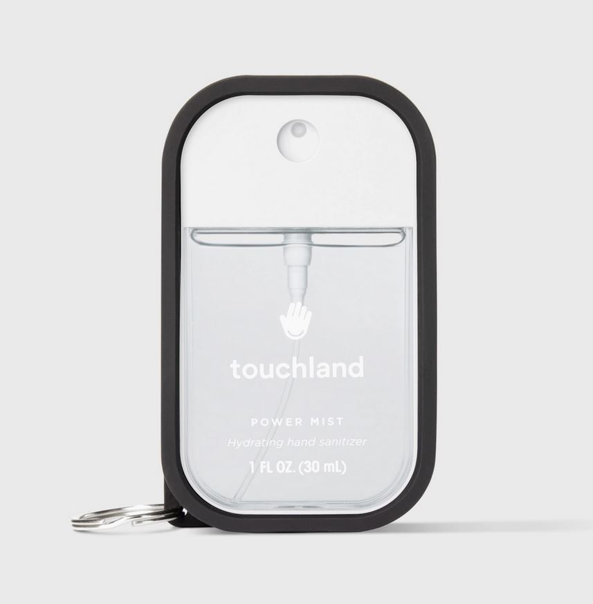Touchland Jet Black Hand Sanitizer Mist Case