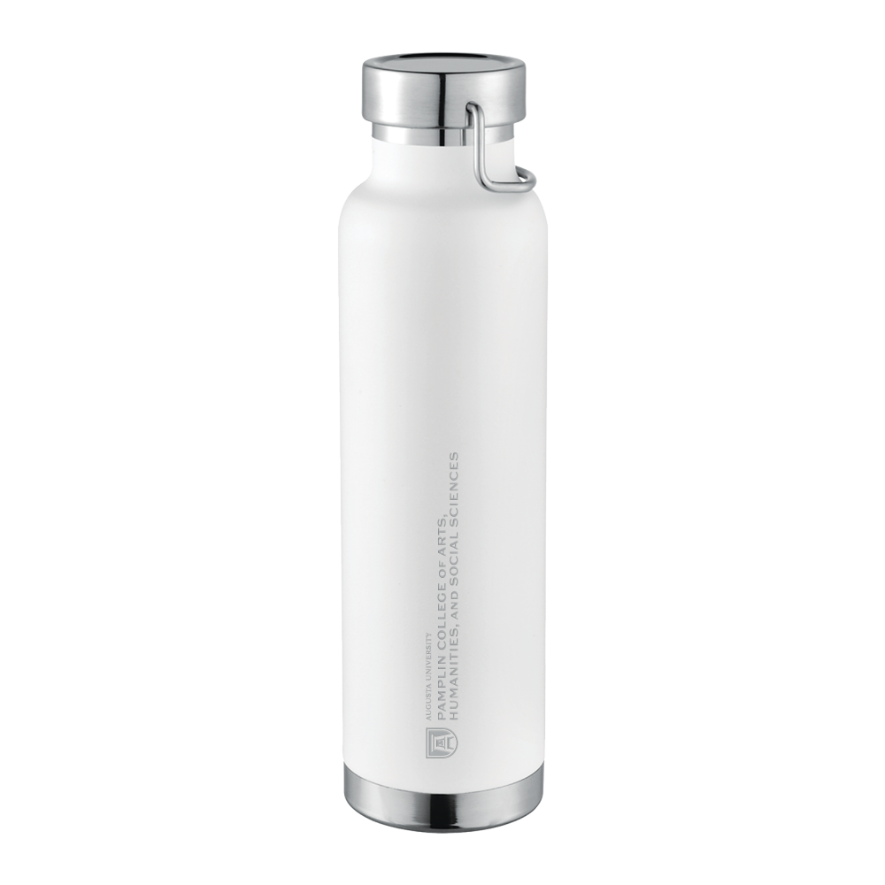 Augusta Thor Copper Vacuum Insulated White Bottle 22oz- Pamplin College of Arts