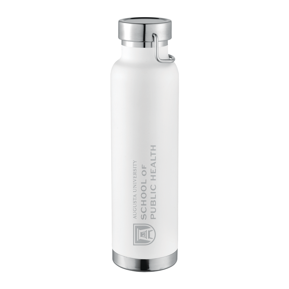 Augusta Thor Copper Vacuum Insulated White Bottle 22oz- School of Public Health