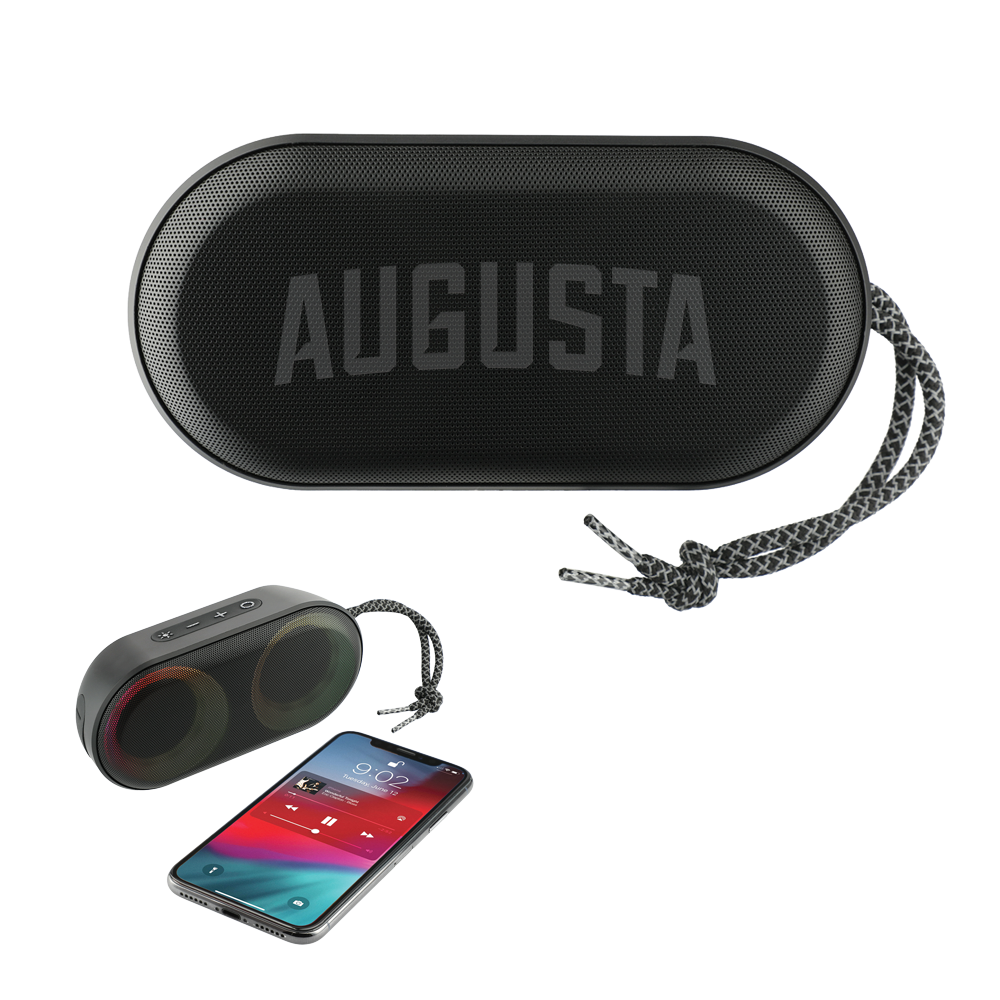 Augusta Jaguars Zedd Outdoor Speaker with RGB Lights- Augusta Engraved
