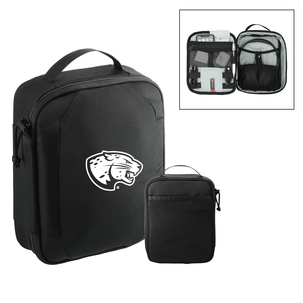 Augusta Jaguars RPET Headphone and Tech Case- Jaguar Head