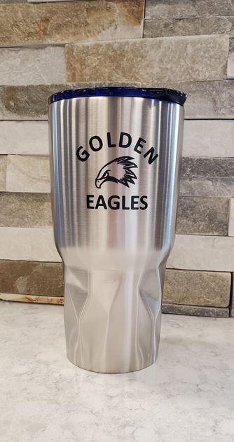 30oz Golden Eagles Stainless Steel Tumbler