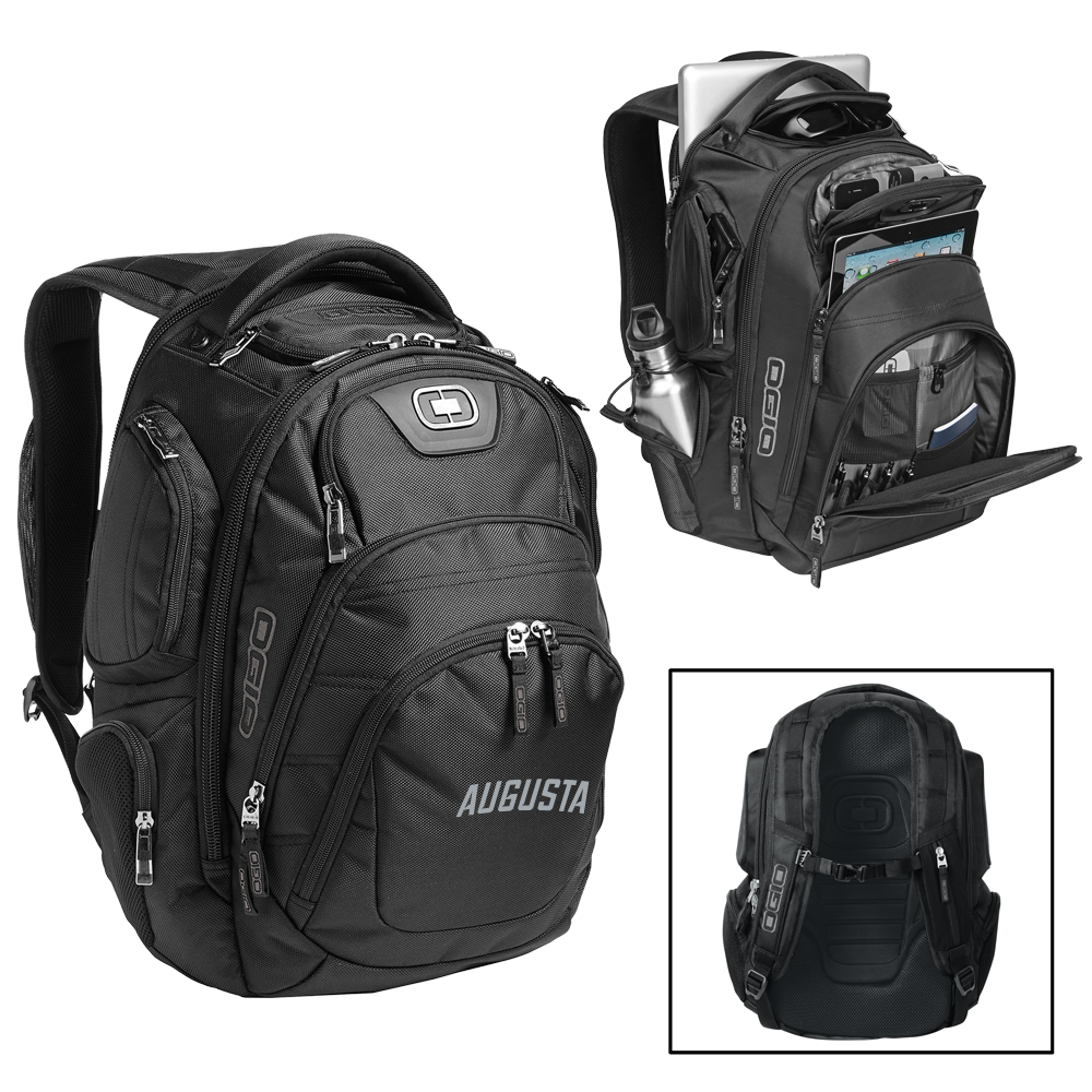 Augusta OGIO Black Stratagem Backpack- Augusta