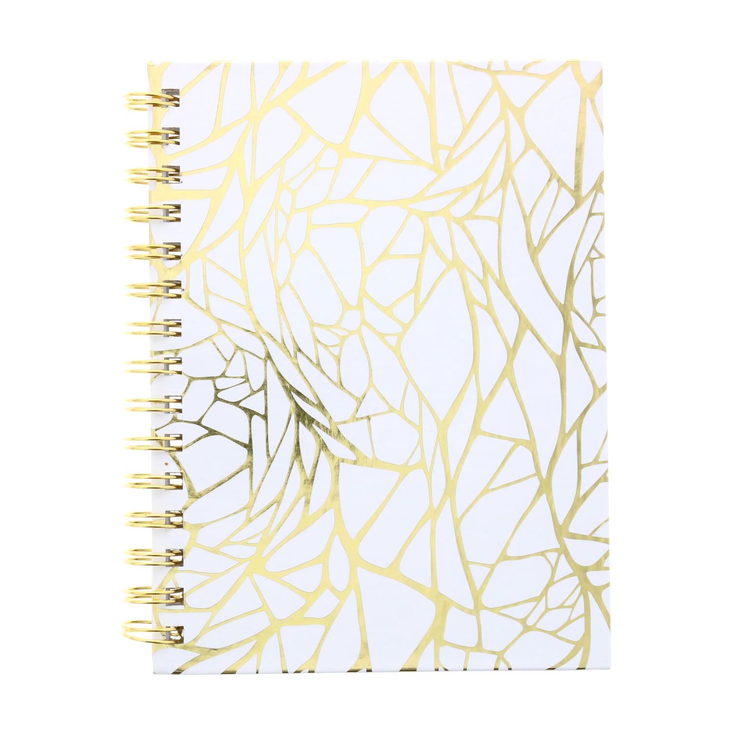 Ltd Journal 6"x8" Gold Web White- Dot Grid Paper