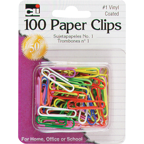 Charles Leonard Paper Clips Asst Standard 100pk