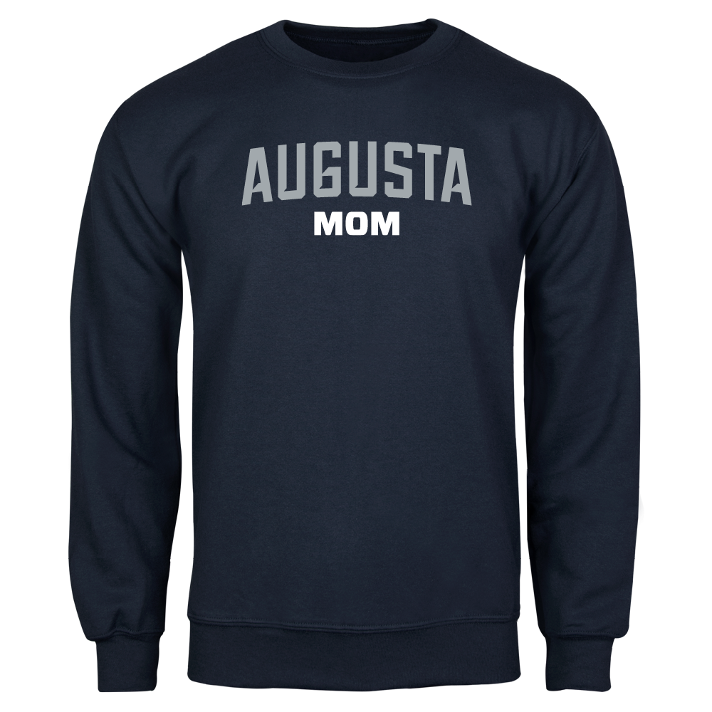 Augusta Navy Fleece Crew Mom