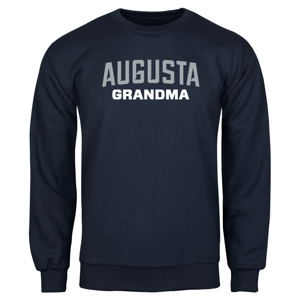 Augusta Navy Fleece Crew Grandma