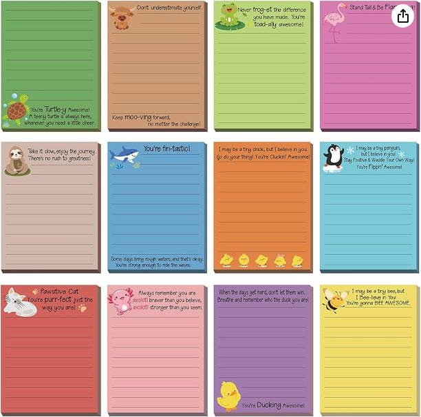 AmazingSpark Cute Inspirational Sticky Notes
