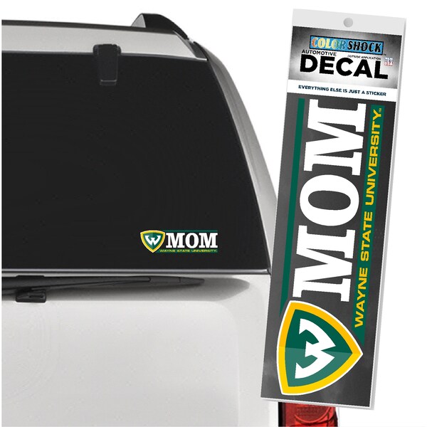 Wayne State University Mom Auto Decal