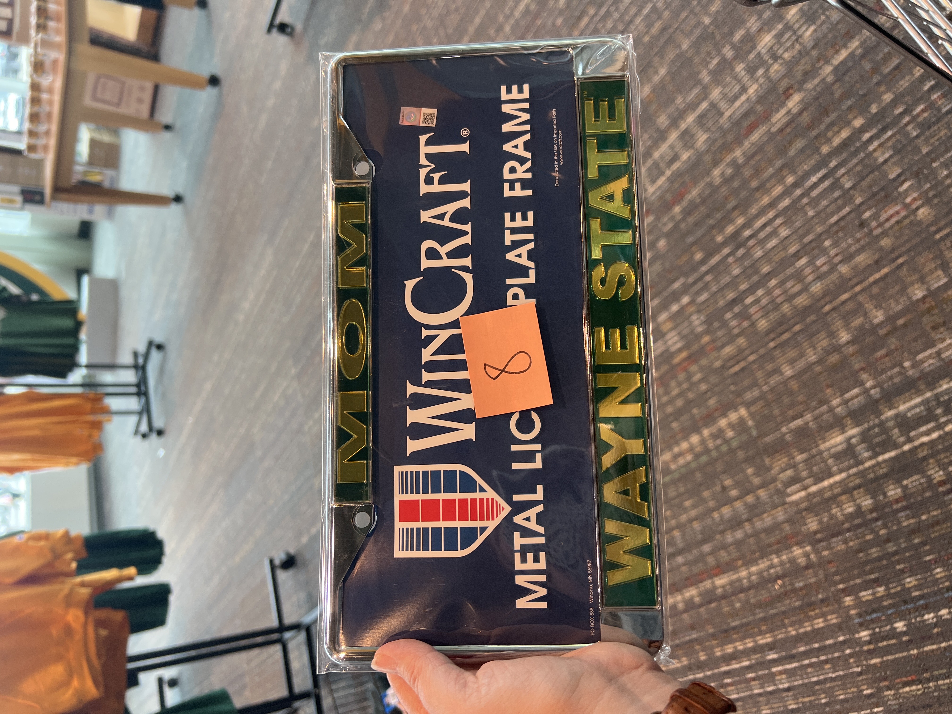 Wincraft Wayne State Mom License Plate Frame