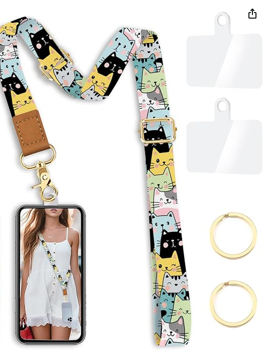 Yonlevres Adjustable Lanyard Crossbody Strap