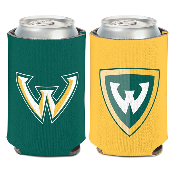 WSU Wordmark Logo 2-Color Can Cooler
