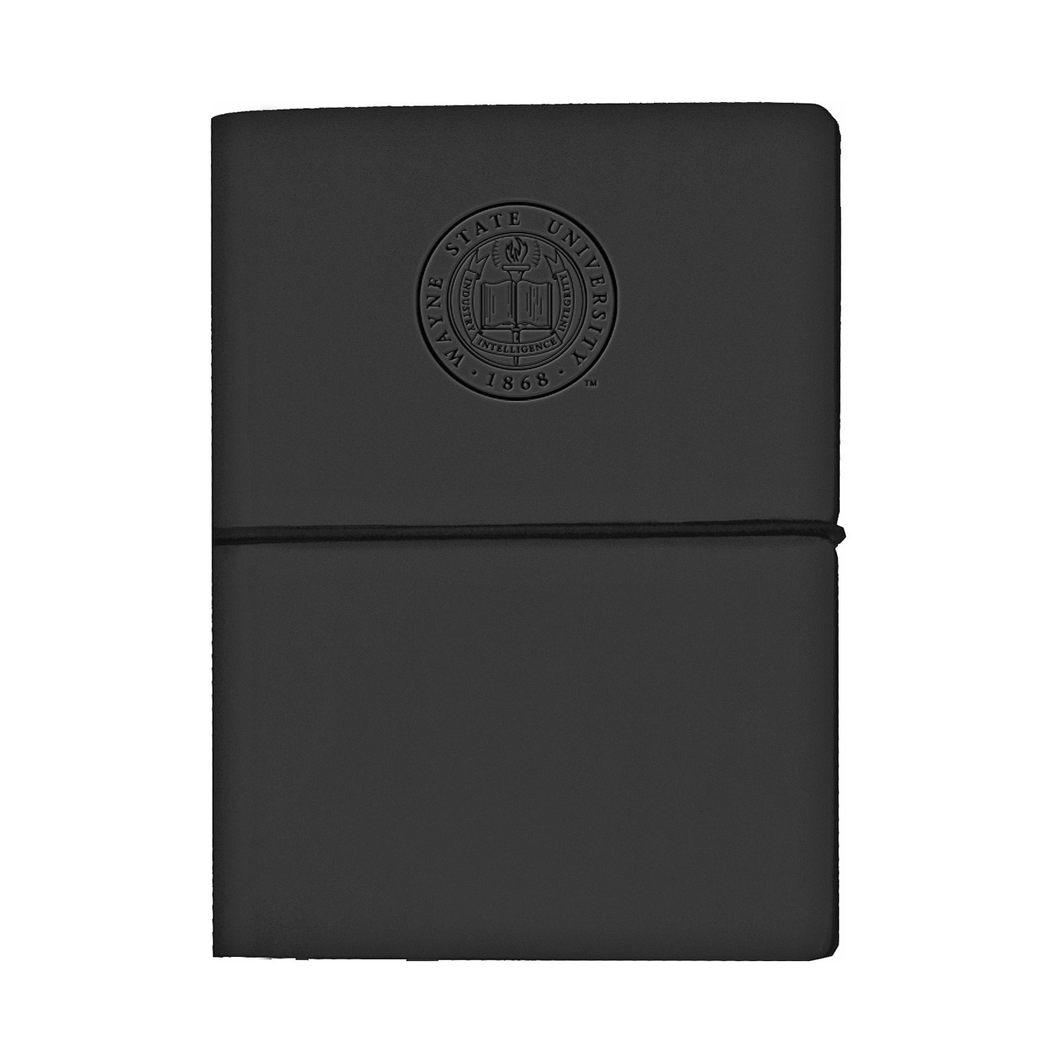 Jardine WSU Seal Handmade Italian Journal Medium, Black