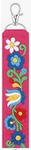 Floral Embroidery Keychain Set
