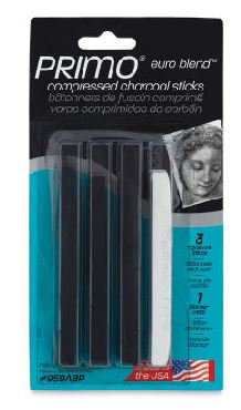 General's Primo Euro Blend Compressed Charcoal Sticks
