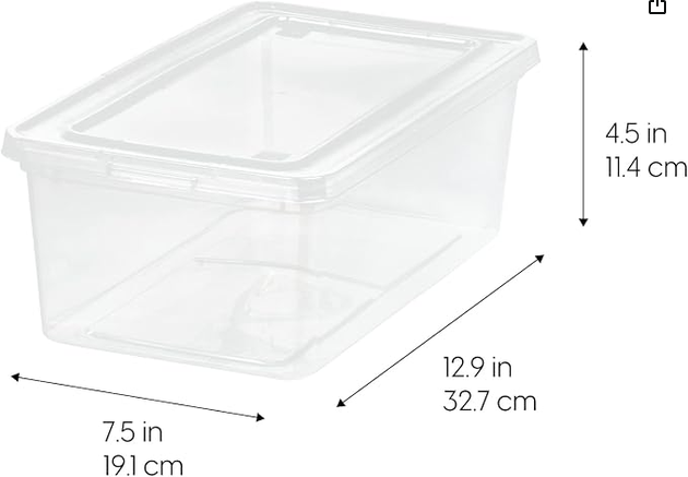 IRIS USA 6-Pack 6 Quart Art Box