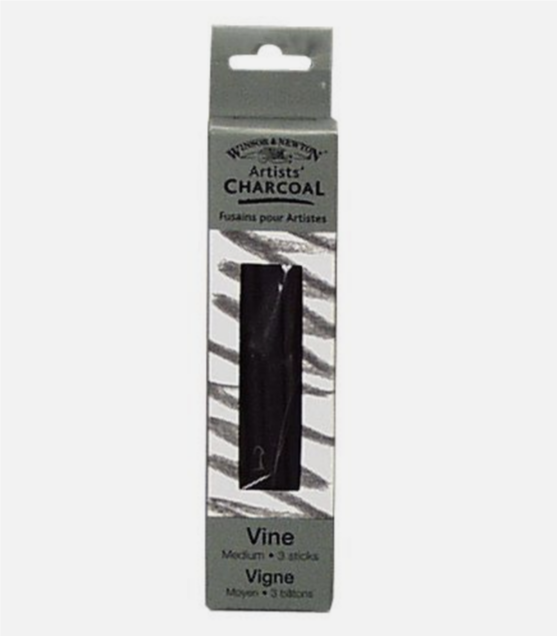 Winsor & Newton Artistic Charcoal Vine (3 Sticks)