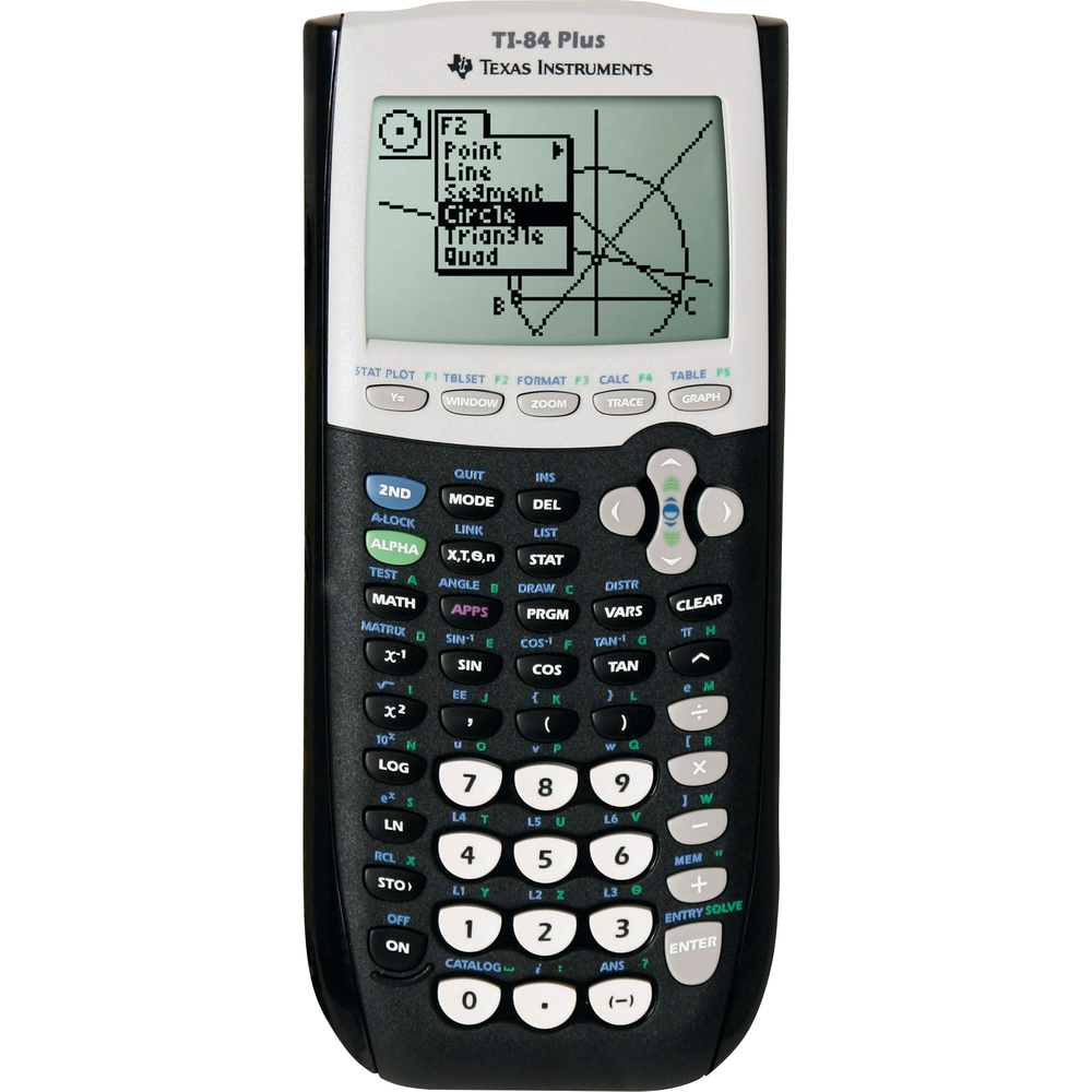 TI 84 Plus Graphing Calculator- Black