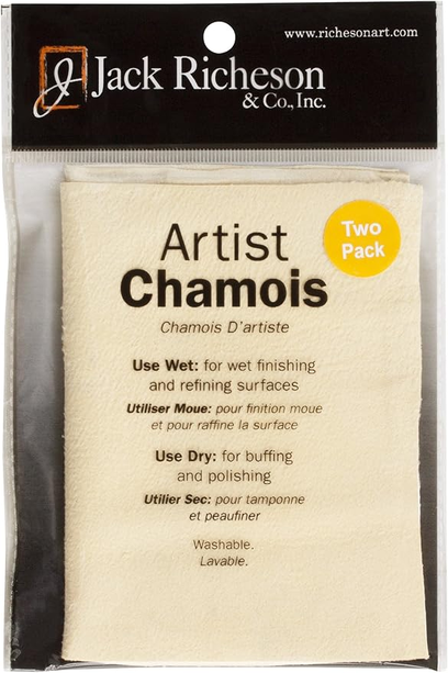 Natural Artist Chamois, Pkg of 2 - Approx 5" x 7"