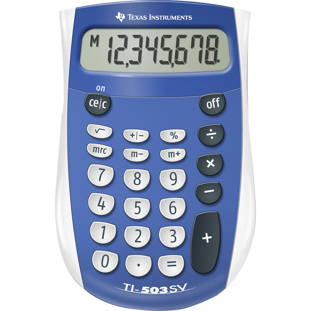 TI 503 SuperView Calculator Blue 1pk