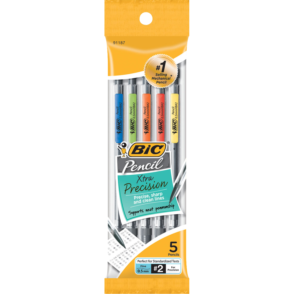 BIC Xtra Life Mechanical Pencil Black 0.5mm- 5pk