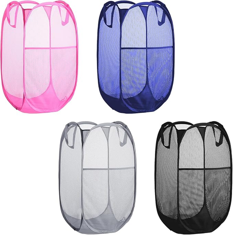 Buyongwant XL Mesh Collapsible Laundry Hamper